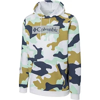 Columbia Men's Logo Printed Pullover Hoodie, Kangaroo Pocket