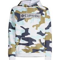 Columbia Men's Logo Printed Pullover Hoodie, Kangaroo Pocket