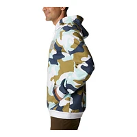 Columbia Men's Logo Printed Pullover Hoodie, Kangaroo Pocket