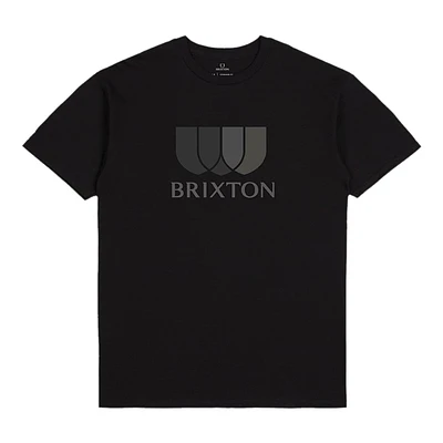 Brixton Men's Alton T Shirt, Short Sleeve, Crew Neck, Cotton