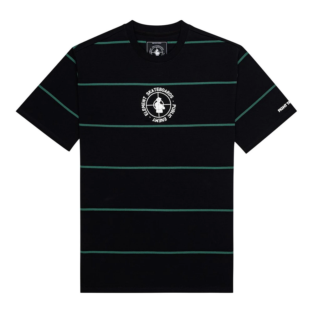 Element X Public Enemy Men's Target Stripes T-Shirt