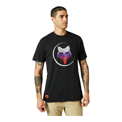 Fox Men's Skarz Premium T Shirt, Short Sleeve, Crew Neck, Cotton, Graphic