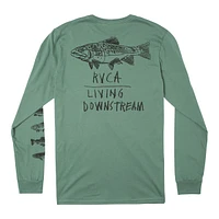 RVCA Men's Downstream Long Sleeve T Shirt