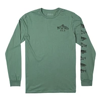 RVCA Men's Downstream Long Sleeve T Shirt