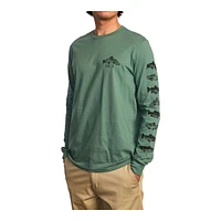 RVCA Men's Downstream Long Sleeve T Shirt