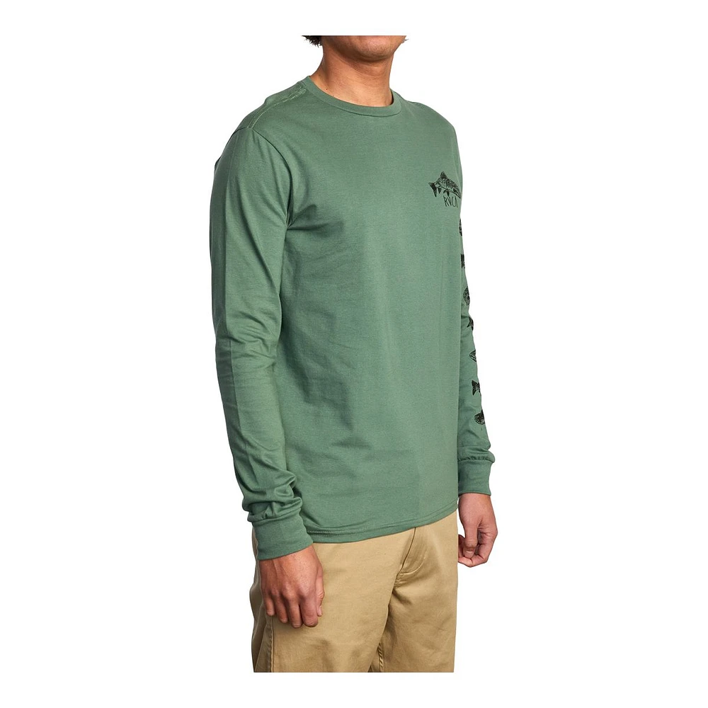 RVCA Men's Downstream Long Sleeve T Shirt