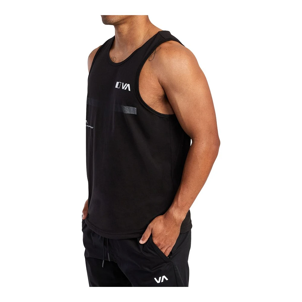 RVCA Sport Men's Pix Bar Tank Top, Sweat-Wicking, Sleeveless