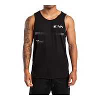 RVCA Sport Men's Pix Bar Tank Top, Sweat-Wicking, Sleeveless