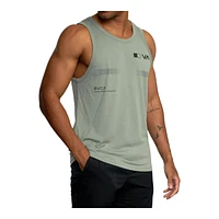 RVCA Sport Men's Pix Bar Tank Top, Sweat-Wicking, Sleeveless