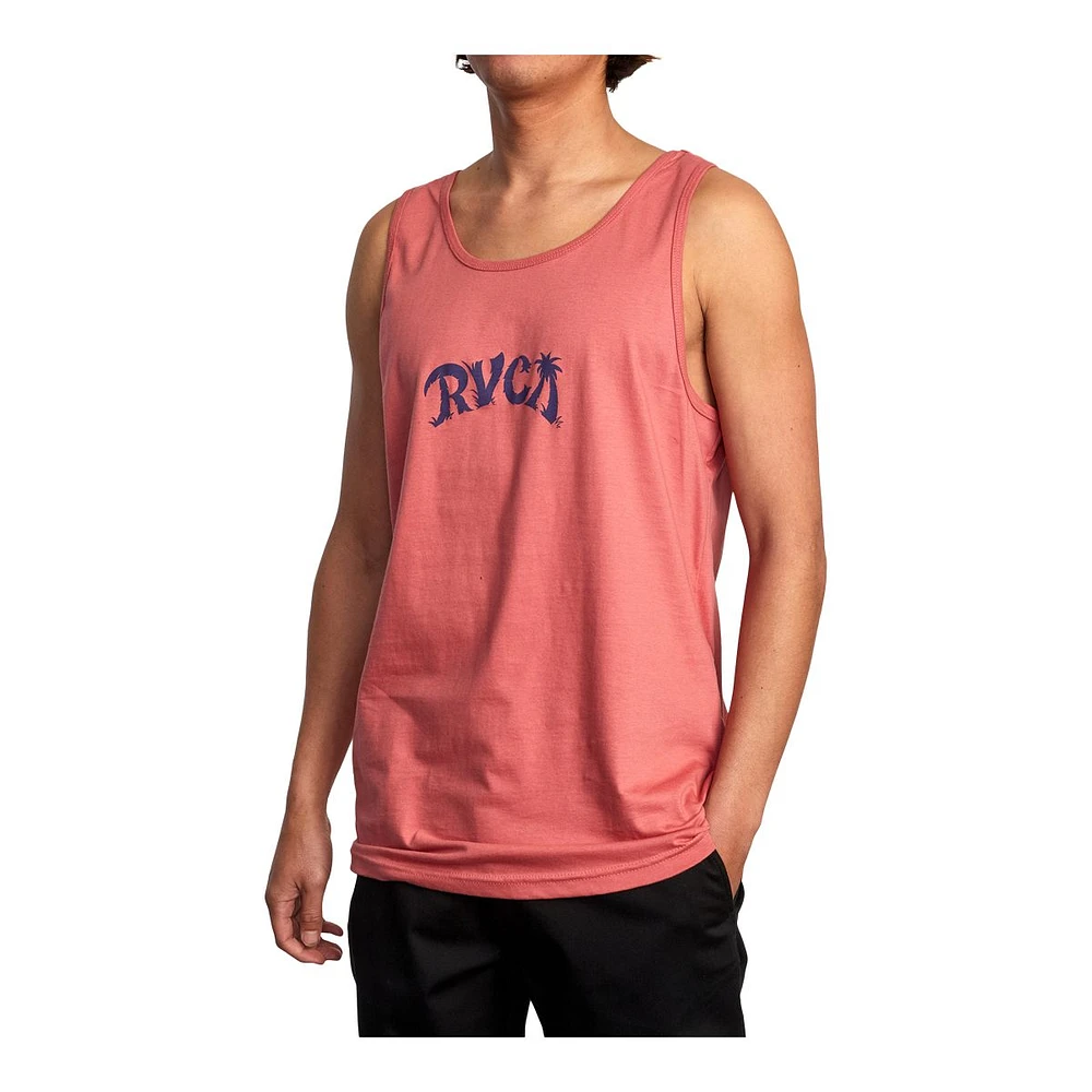 RVCA Men's Lost Island Tank Top, Lightweight, Sleeveless