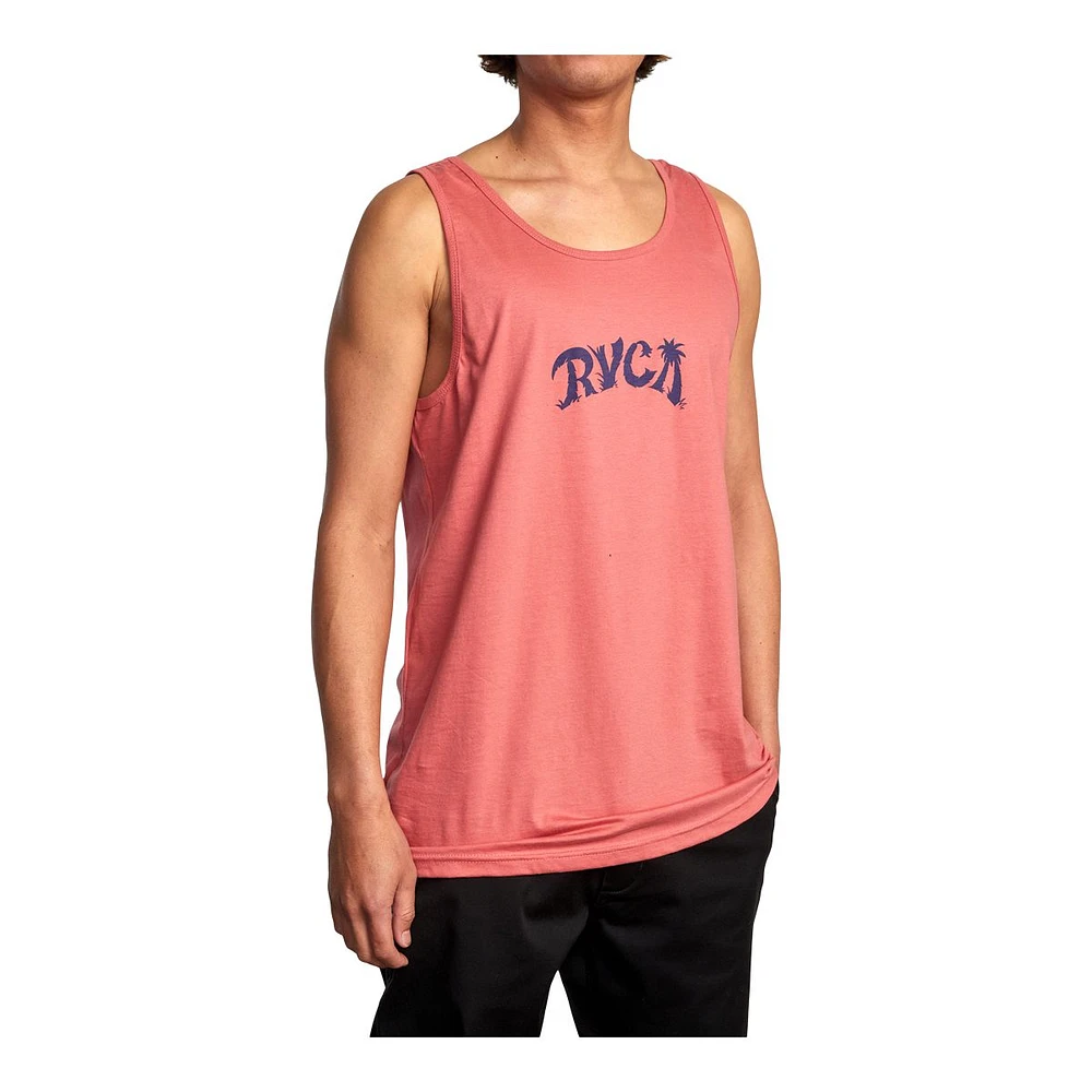 RVCA Men's Lost Island Tank Top, Lightweight, Sleeveless