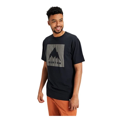 Burton Men's Classic Mountain High T Shirt, Short Sleeve, Crew Neck, Cotton, Graphic