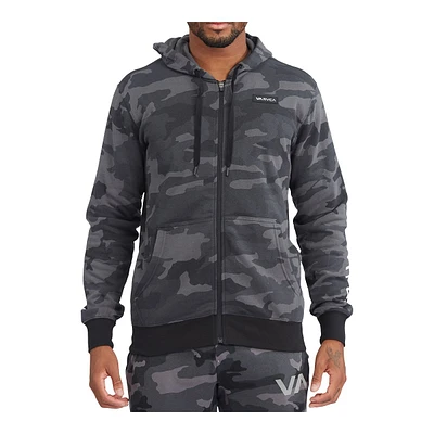 RVCA Men's Sport Swift Patch Full Zip Hoodie