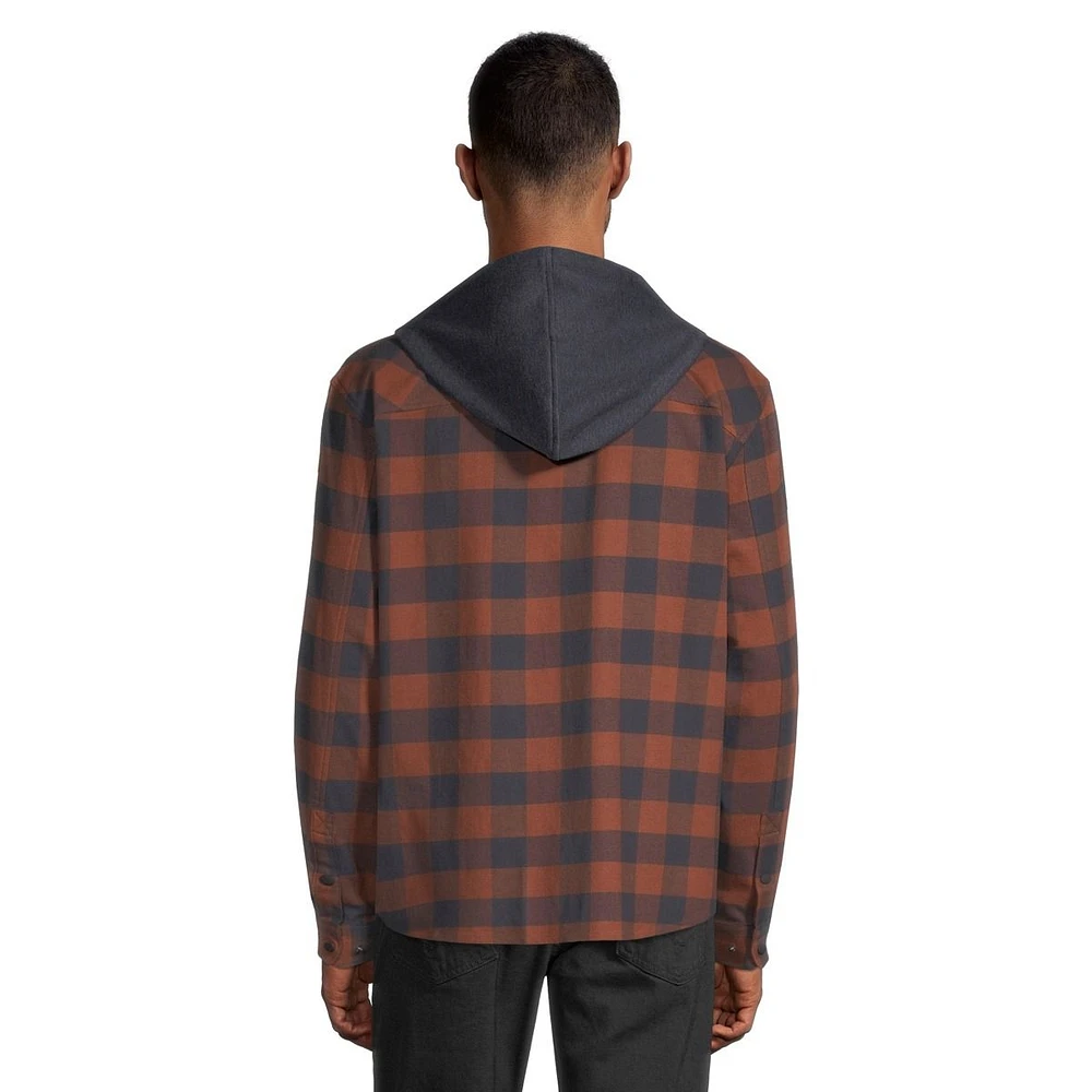 Ripzone Men's Sierra 2.0 Hooded Flannel Shirt