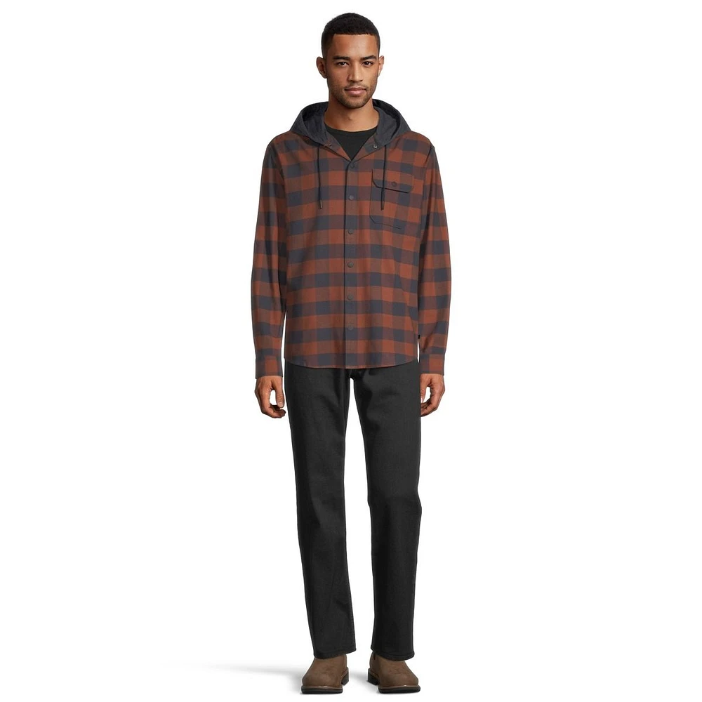 Ripzone Men's Sierra 2.0 Hooded Flannel Shirt