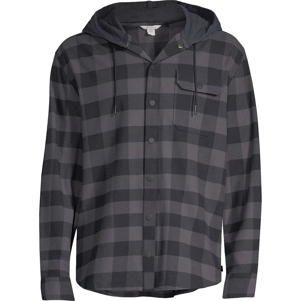 Ripzone Men's Sierra 2.0 Hooded Flannel Shirt