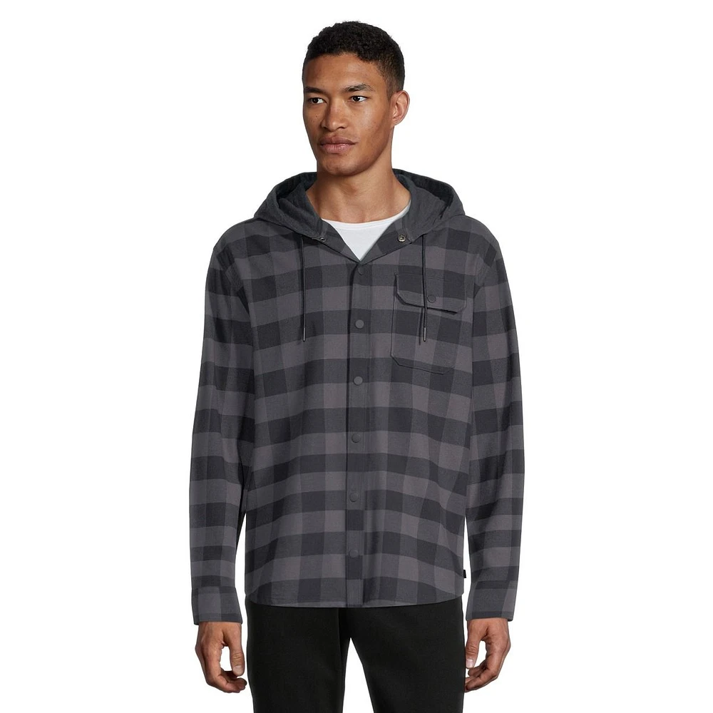 Ripzone Men's Sierra 2.0 Hooded Flannel Shirt