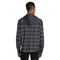 Ripzone Men's Sierra 2.0 Hooded Flannel Shirt