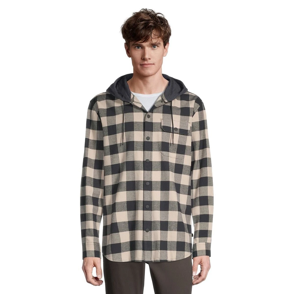 Ripzone Men's Sierra 2.0 Hooded Flannel Shirt