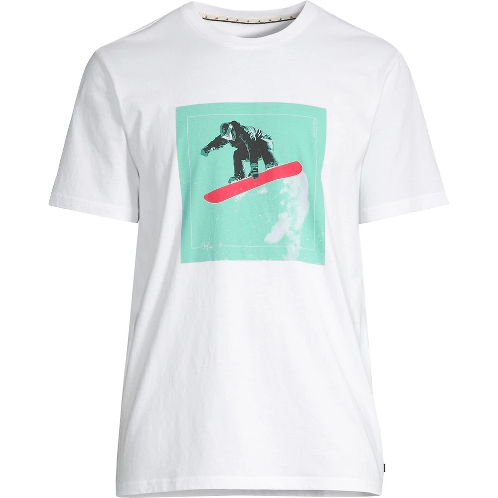 Ripzone Men's Giles Snowboard Photo Print T Shirt