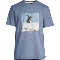 Ripzone Men's Giles Snowboard Photo Print T Shirt