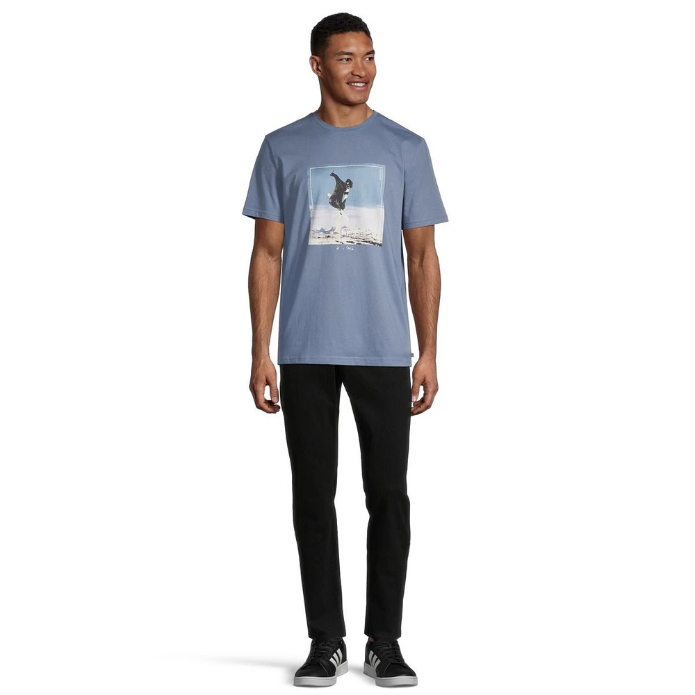 Ripzone Men's Giles Snowboard Photo Print T Shirt