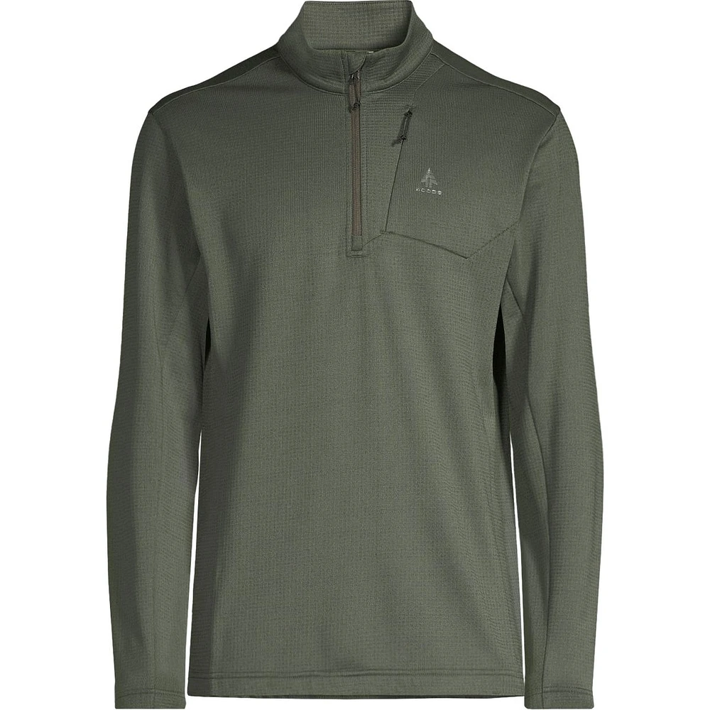 Woods Men's Aquila 1/4 Zip Long Sleeve Top