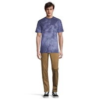 Vans Men's Off The Wall T Shirt, Short Sleeve, Crew Neck, Cotton, Tie Dye, Graphic