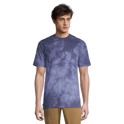 Vans Men's Off The Wall T Shirt, Short Sleeve, Crew Neck, Cotton, Tie Dye, Graphic