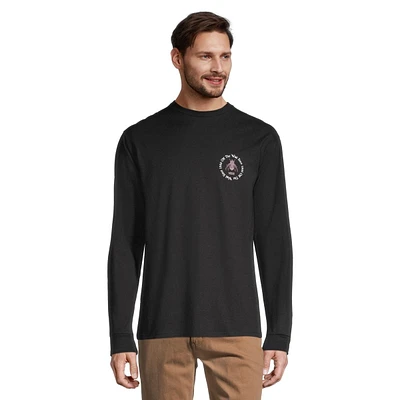 Vans Men's Tonal Decay T Shirt, Long Sleeve, Crew Neck