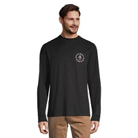 Vans Men's Tonal Decay T Shirt, Long Sleeve, Crew Neck