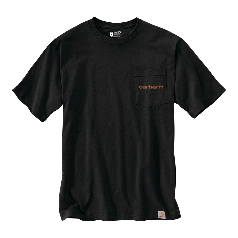 Carhartt Men's Relaxed Fit Pocket Logo T Shirt