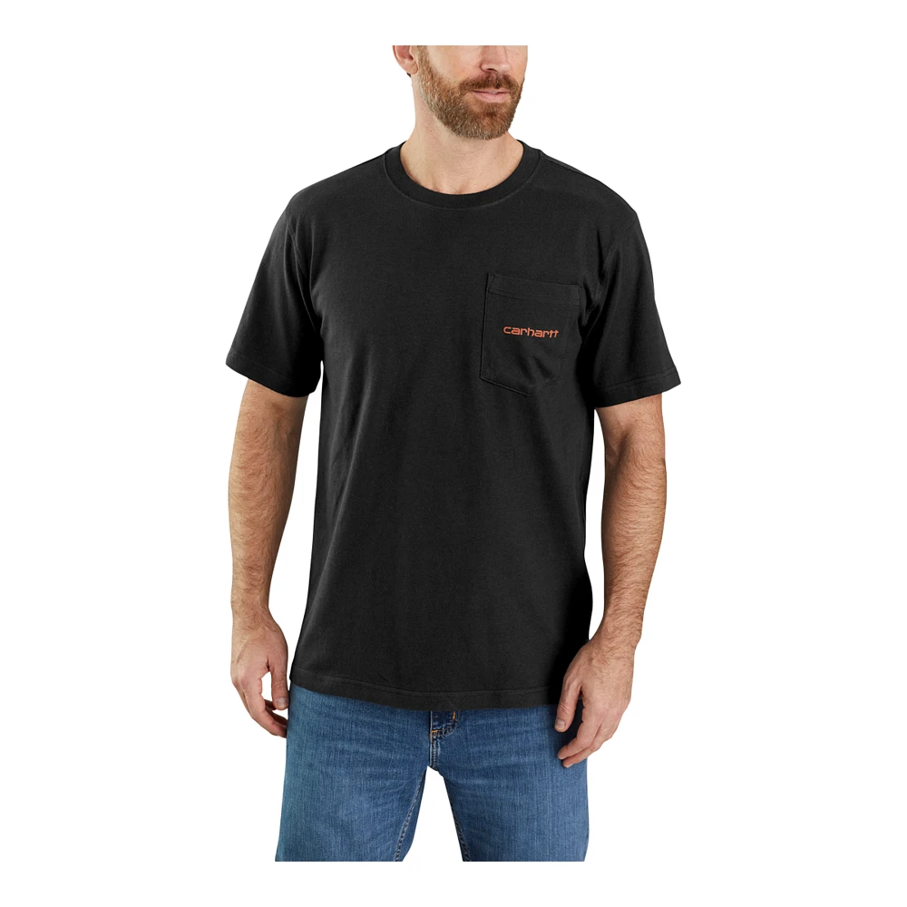 Carhartt Men's Relaxed Fit Pocket Logo T Shirt