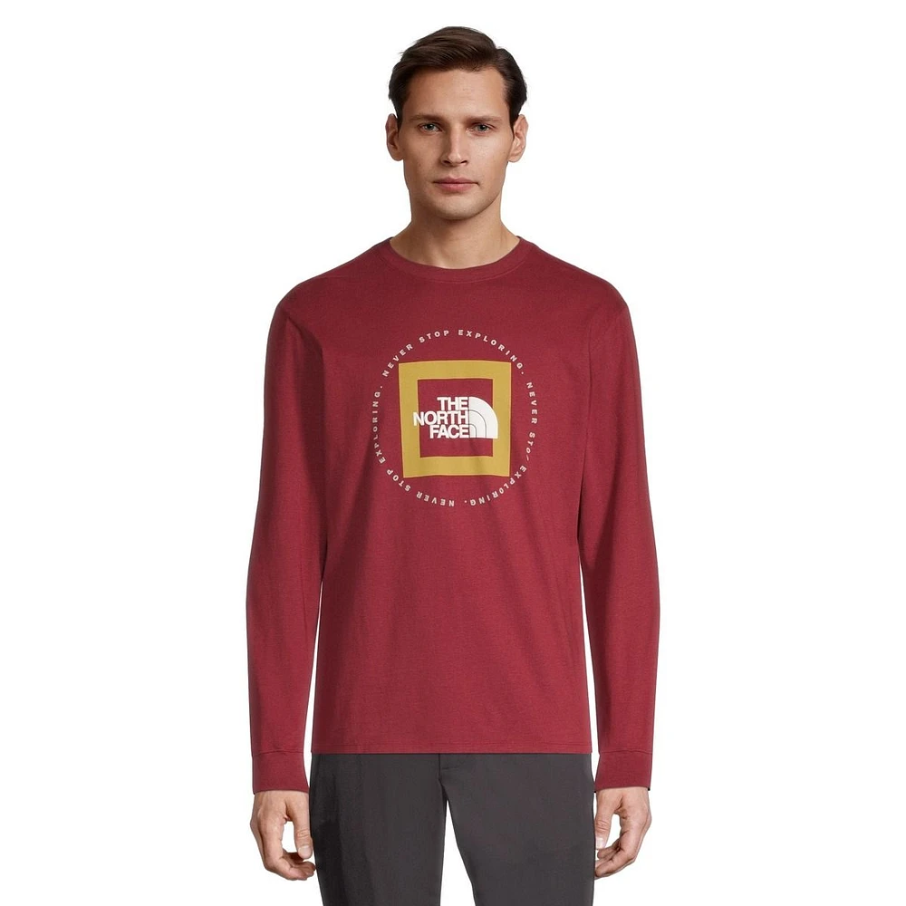 The North Face Men's Geo NSE Long Sleeve T Shirt