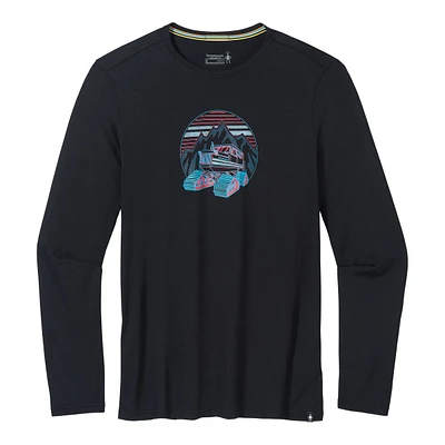 Smartwool Men's Snowcat Trek Graphic Long Sleeve Shirt