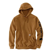 Carhartt Men's Midweight Hooded Logo Sleeve Sweatshirt