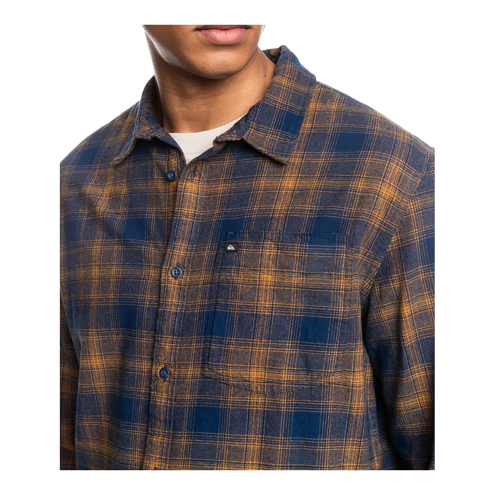 Quiksilver Men's Ganaway Stretch Flannel Long Sleeve Shirt