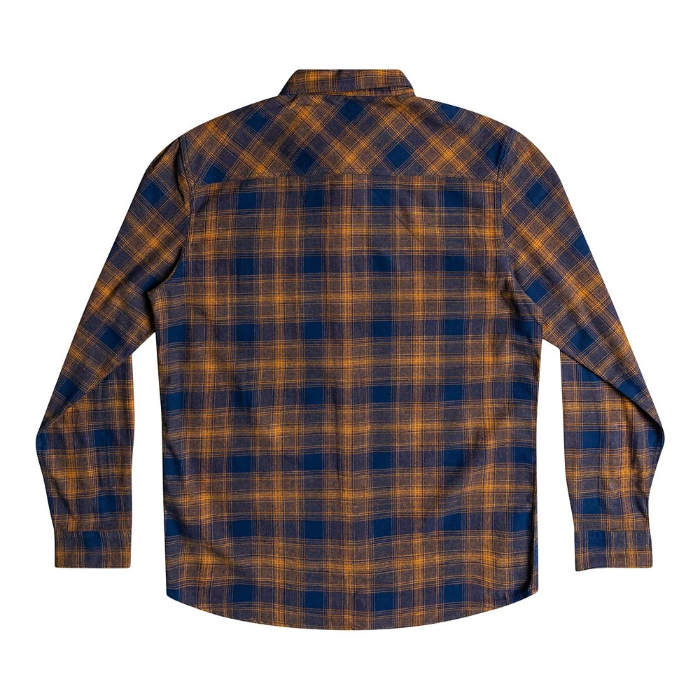 Quiksilver Men's Ganaway Stretch Flannel Long Sleeve Shirt