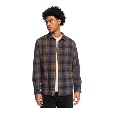 Quiksilver Men's Ganaway Stretch Flannel Long Sleeve Shirt