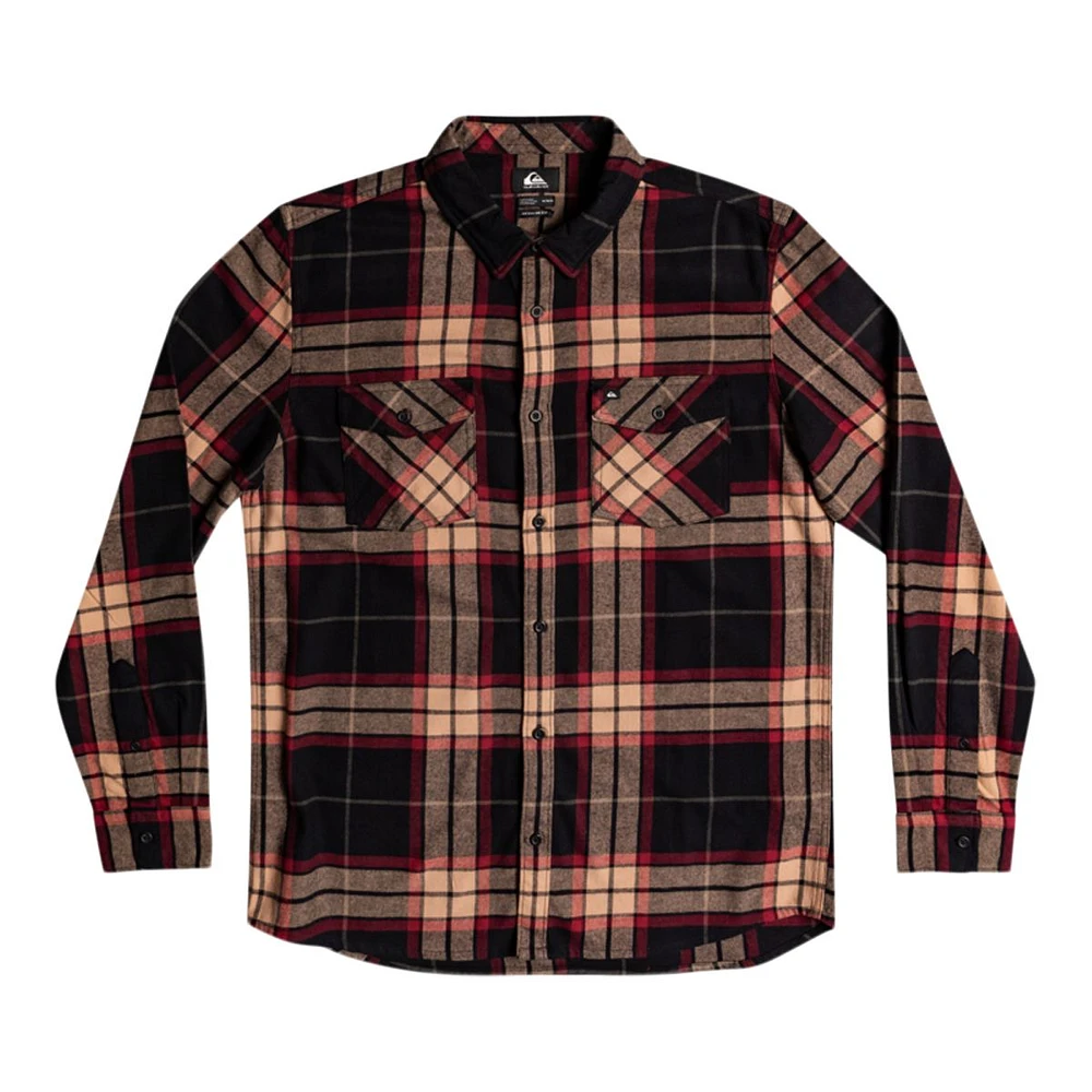 Quiksilver Men's Linden Stretch Flannel Long Sleeve Shirt