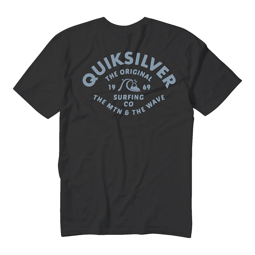 Quiksilver Men's Script Talk T Shirt