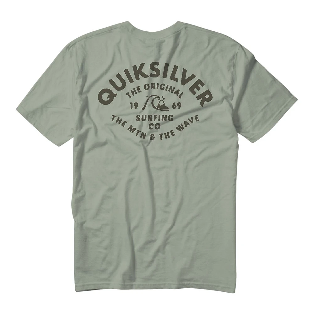 Quiksilver Men's Script Talk T Shirt