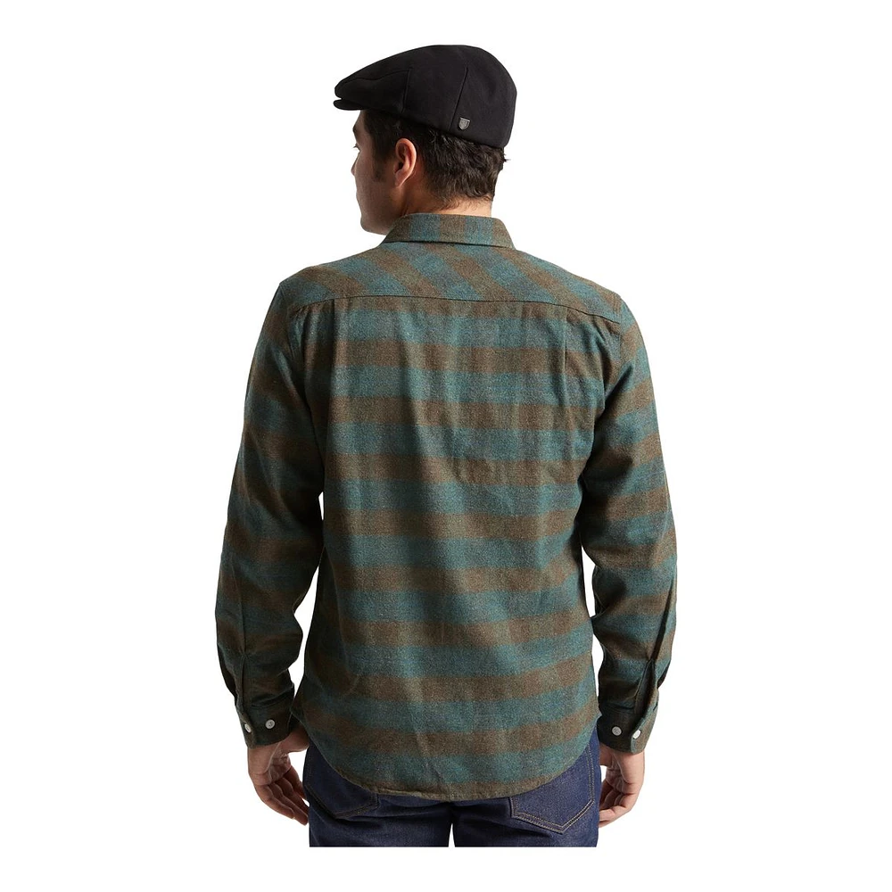 Brixton Men's Bowery Flannel Long Sleeve Shirt