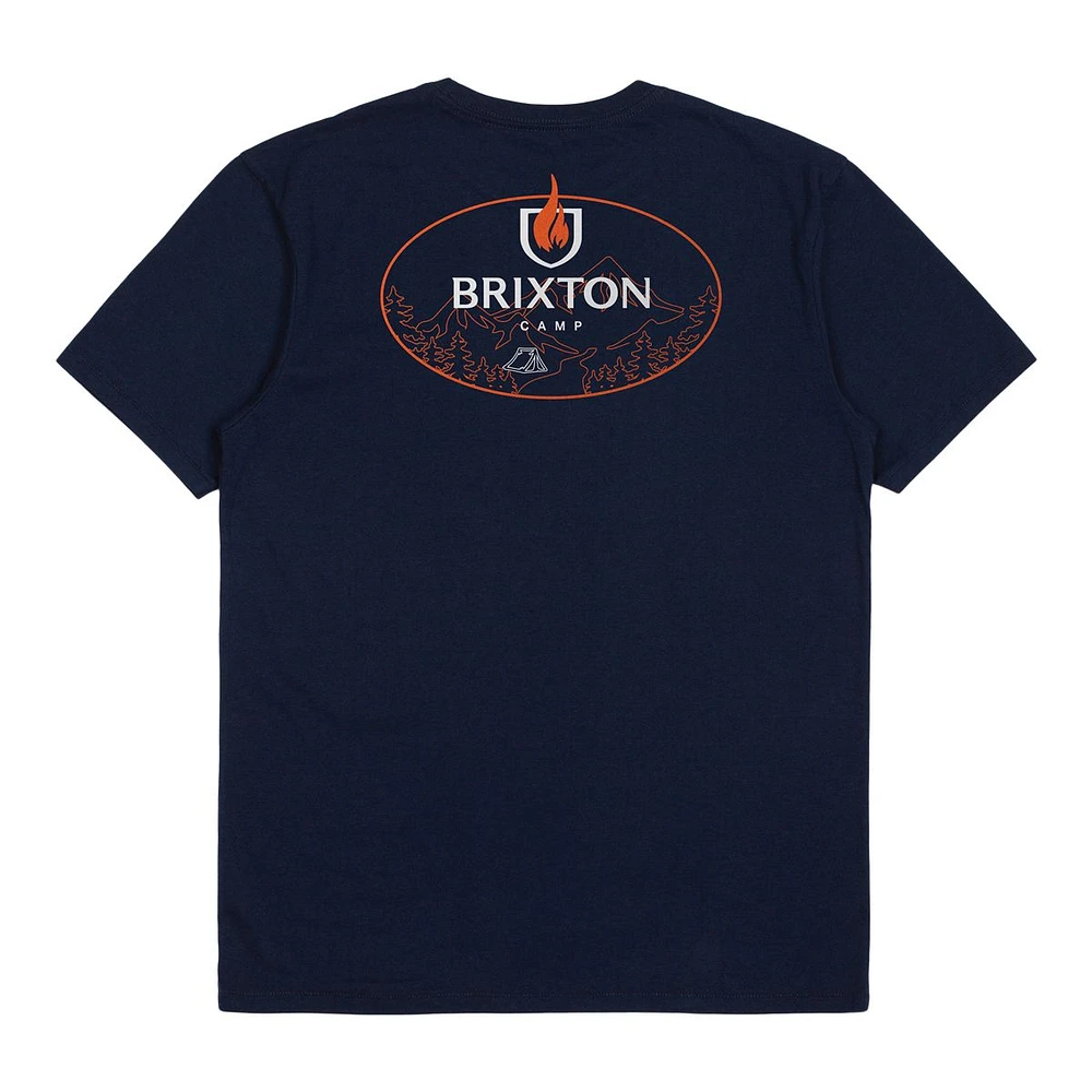 Brixton Men's Camp Alpha T Shirt