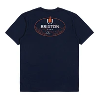 Brixton Men's Camp Alpha T Shirt