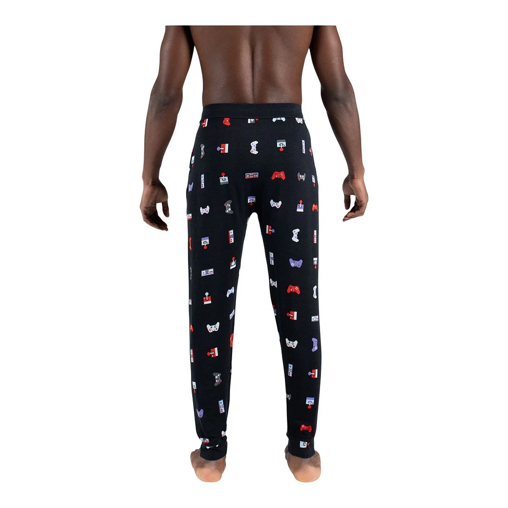 SAXX Men's Snooze Jogger Lounge Pants with Elastic Waistband