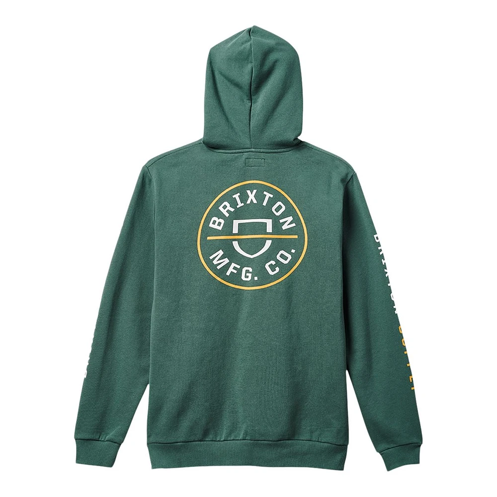 Brixton Men's Crest Pullover Hoodie