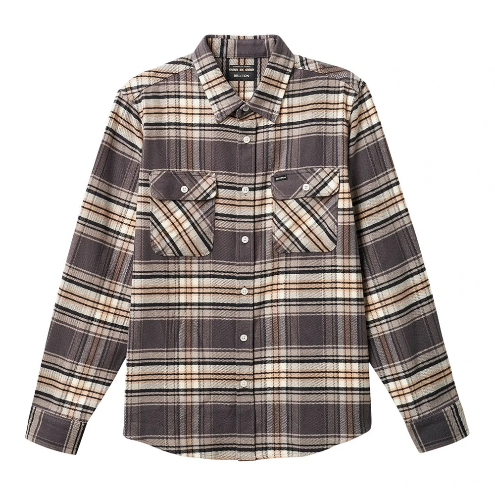 Brixton Men's Bowery Stretch X Flannel Long Sleeve Shirt