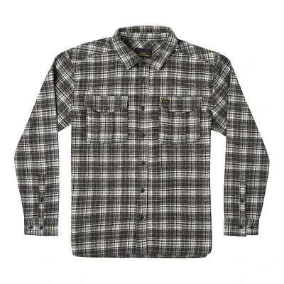 RVCA Men's Reynolds Flannel Long Sleeve Shirt