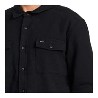 RVCA Men's Instrument Quilted Long Sleeve Shirt